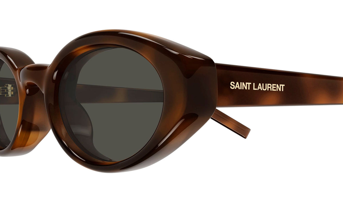 Saint Laurent SL 567 PLUMP  Sunglasses - Havana / Grey