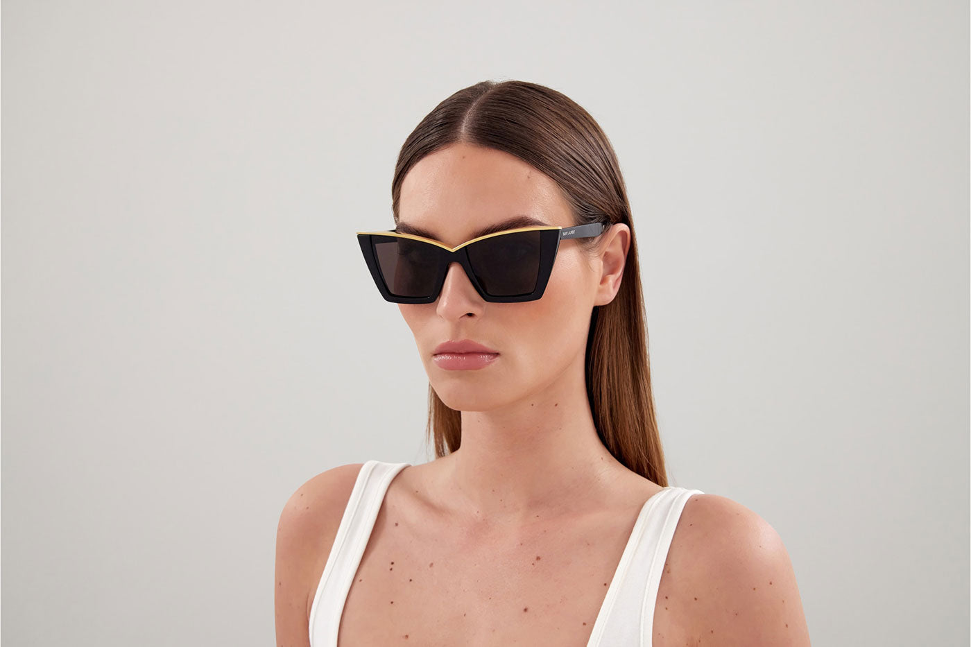 Saint Laurent SL 570 Sunglasses - Black / Black