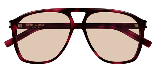 Saint Laurent SL 596 DUNE Sunglasses - Havana / Brown