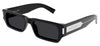 Saint Laurent SL 660 Sunglasses - Black / Black