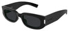Saint Laurent SL 697 Sunglasses - Black / Black