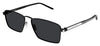 Saint Laurent SL 700 Sunglasses - Black / Crystal