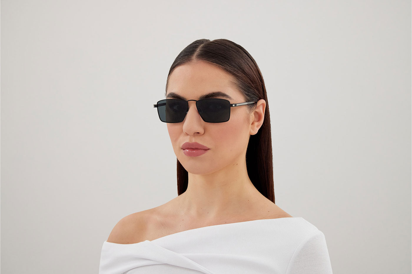 Saint Laurent SL 700 Sunglasses - Black / Crystal