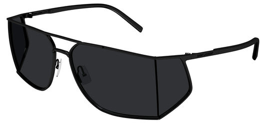Saint Laurent SL 750 Sunglasses - Black / Black