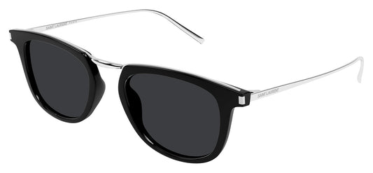 Saint Laurent SL 753 Sunglasses - Black & Silver / Black