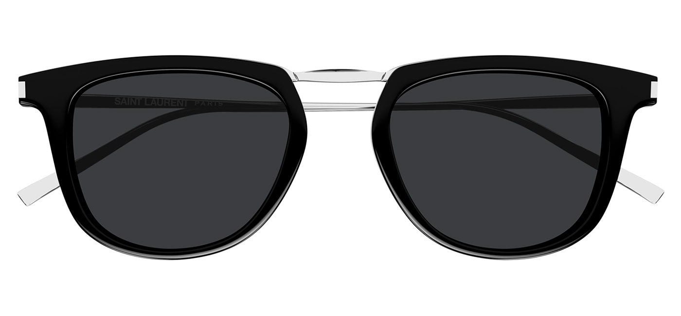 Saint Laurent SL 753 Sunglasses - Black & Silver / Black