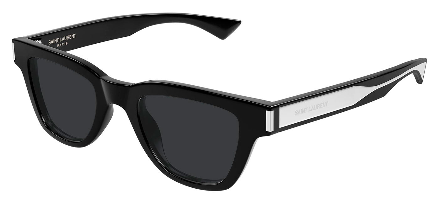 Saint Laurent SL 789 JACQUES Sunglasses - Black / Crystal / Black