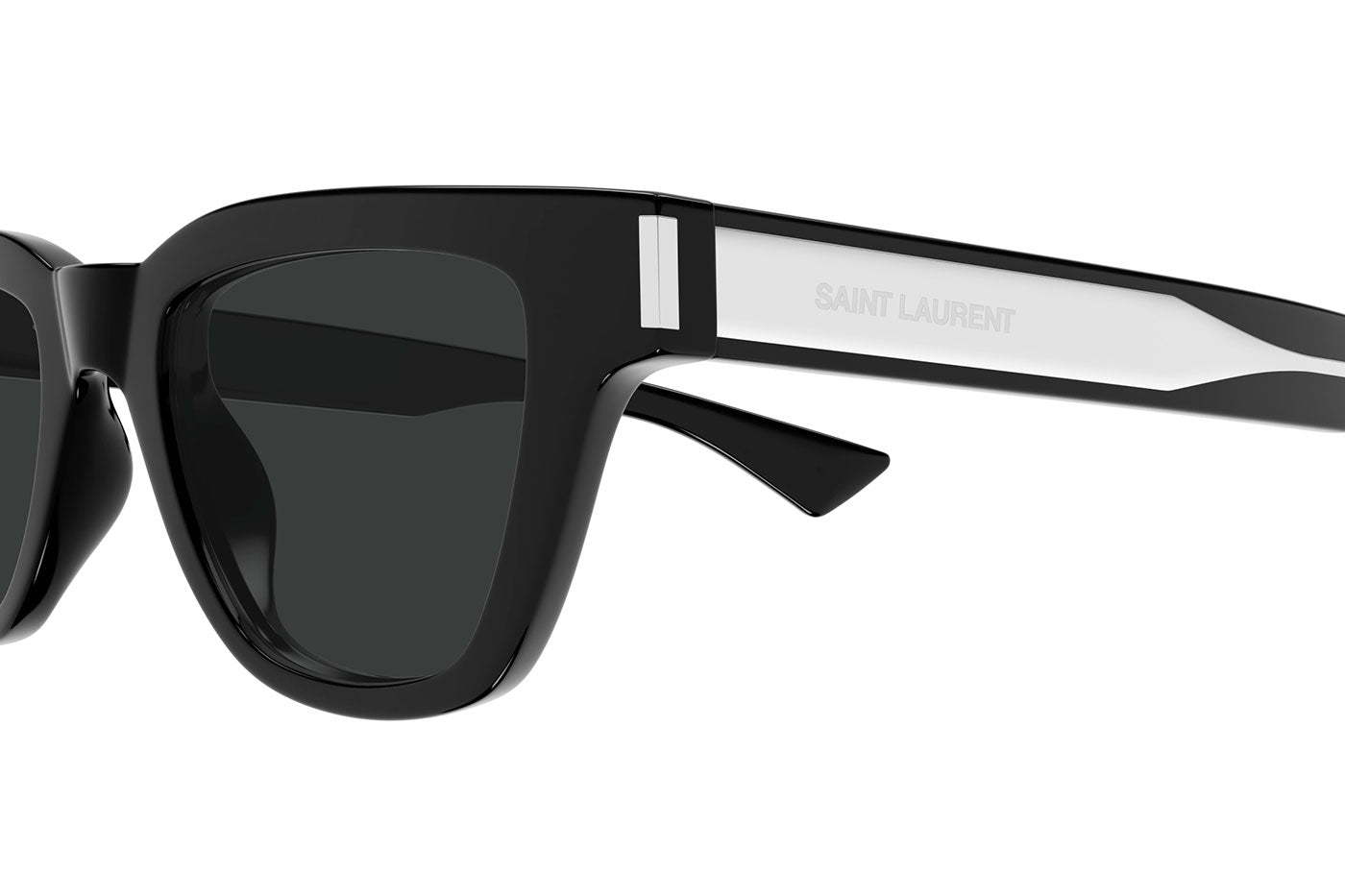 Saint Laurent SL 789 JACQUES Sunglasses - Black / Crystal / Black