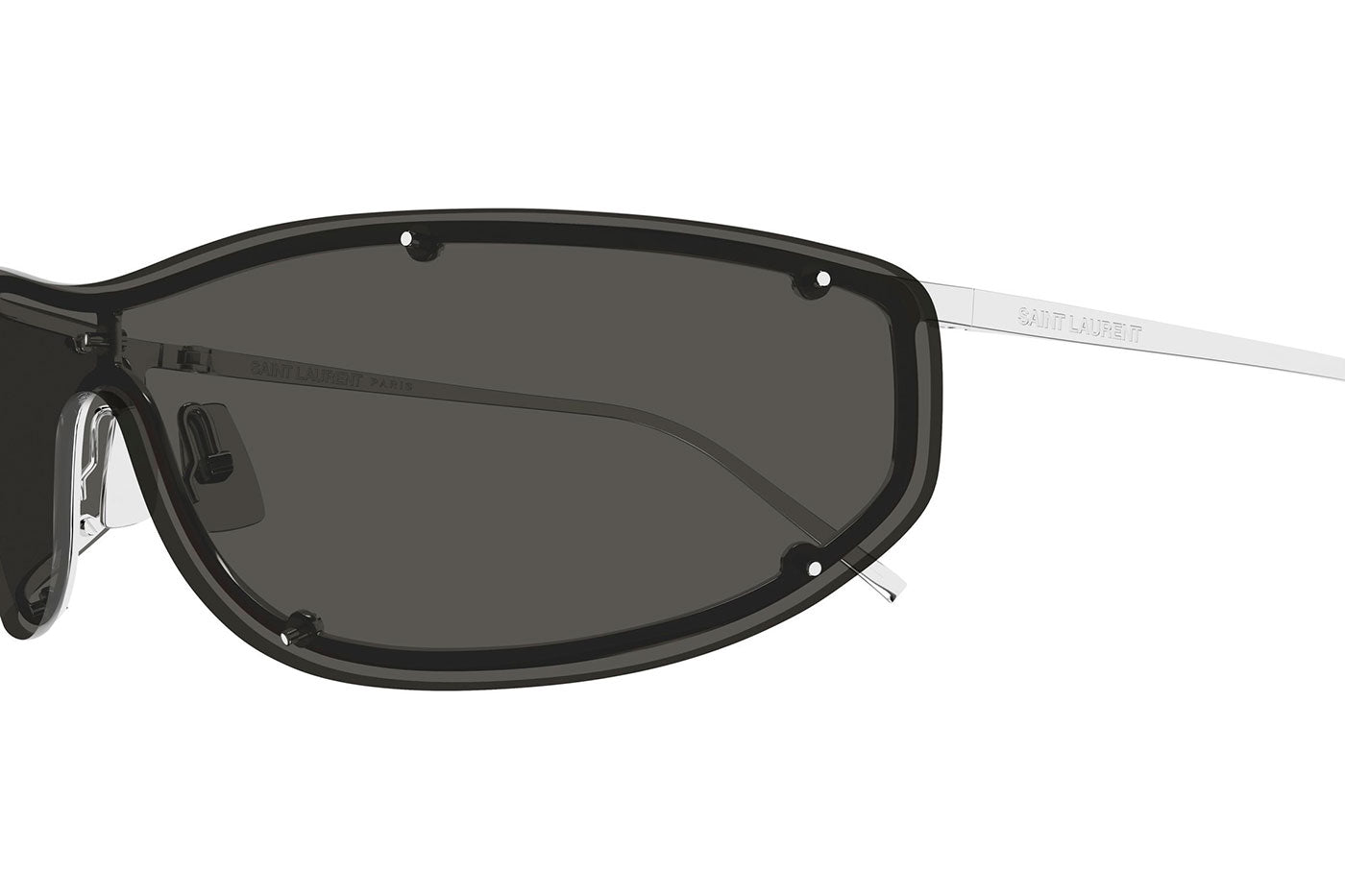 Saint Laurent SL 807 Sunglasses - Silver / Grey