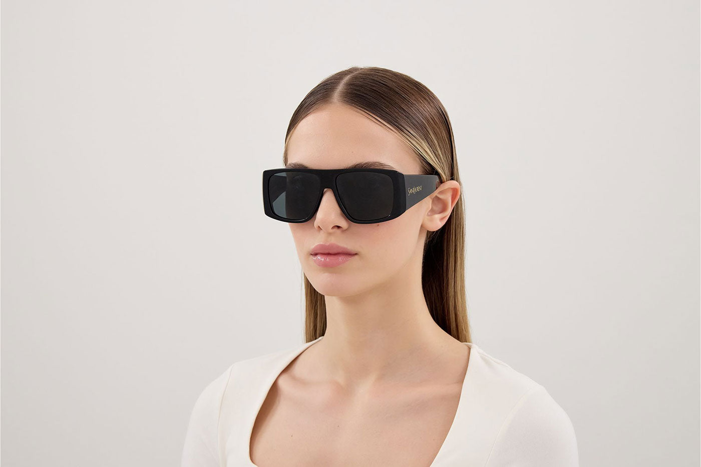 Saint Laurent SL 832 Sunglasses - Black / Black