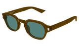 Saint Laurent SL 946 Sunglasses -  Brown / Green