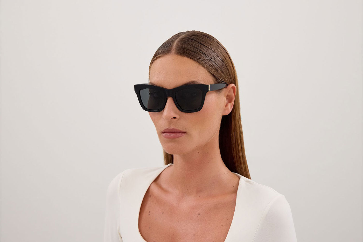 Saint Laurent SL M156 Sunglasses - Black / Black