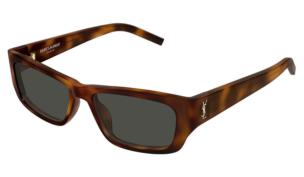 Saint Laurent SL M182 JAZZ  Sunglasses - Havana /  Grey