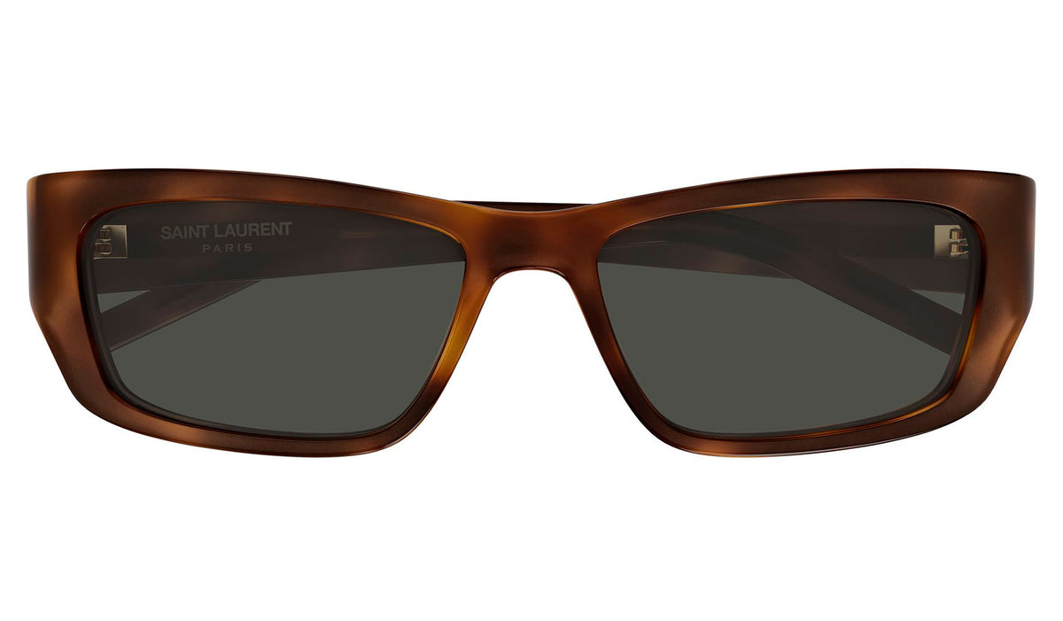 Saint Laurent SL M182 JAZZ  Sunglasses - Havana /  Grey