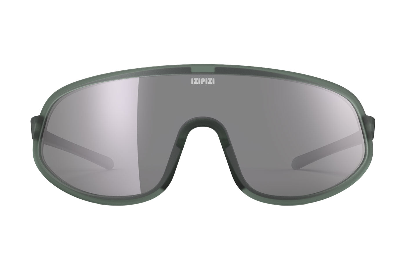 IZIPIZI Speed L Sunglasses - Sage Green Crystal / Grey - Cat. 3 All Weather