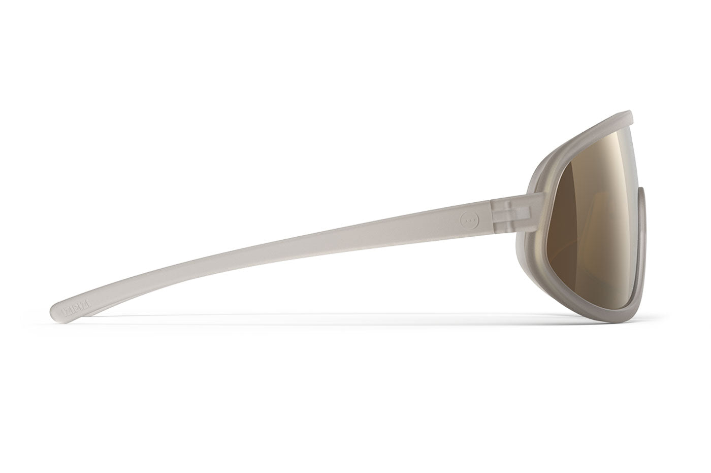 IZIPIZI Speed L Sunglasses - Light Grey Crystal / Brown - Cat. 3 Good Weather