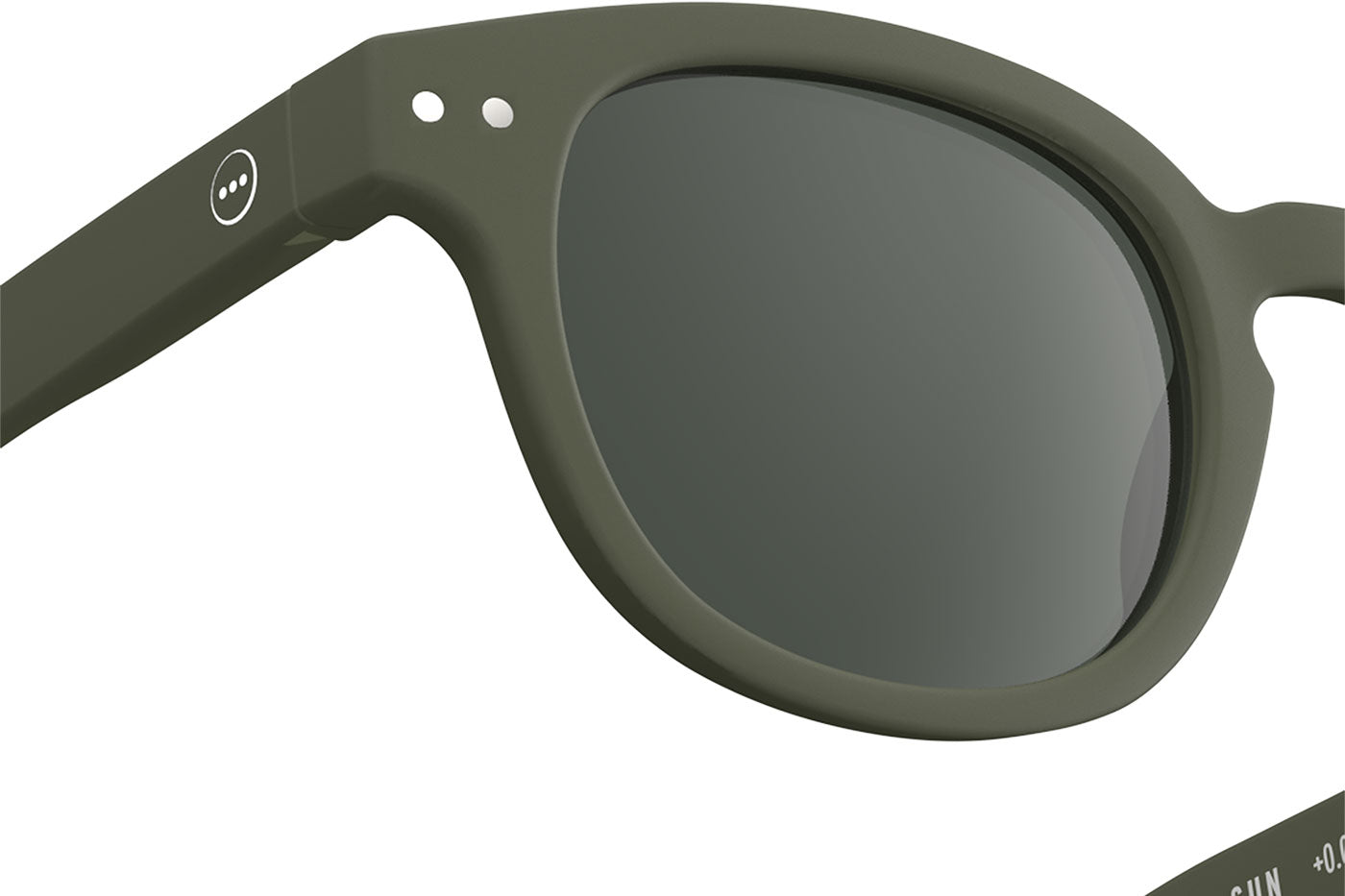 IZIPIZI #C Sunglasses - Kaki Green / Grey