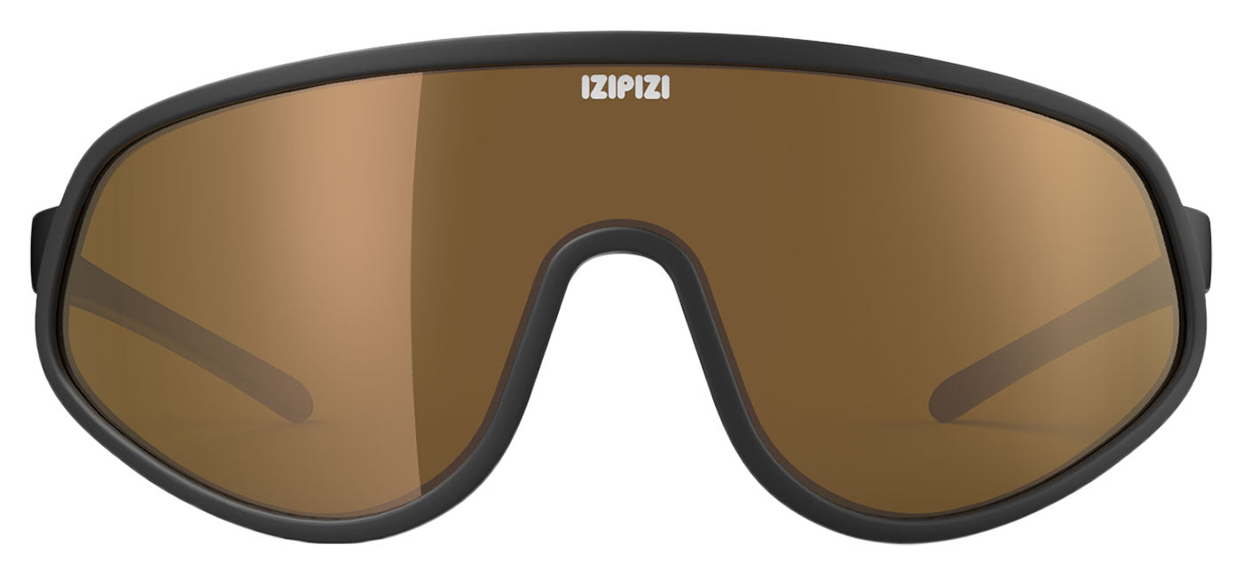 IZIPIZI Speed L Sunglasses - Black / Brown - Cat. 3 Good Weather