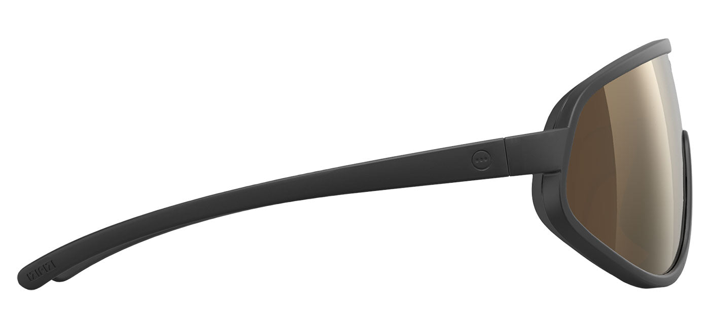 IZIPIZI Speed L Sunglasses - Black / Brown - Cat. 3 Good Weather
