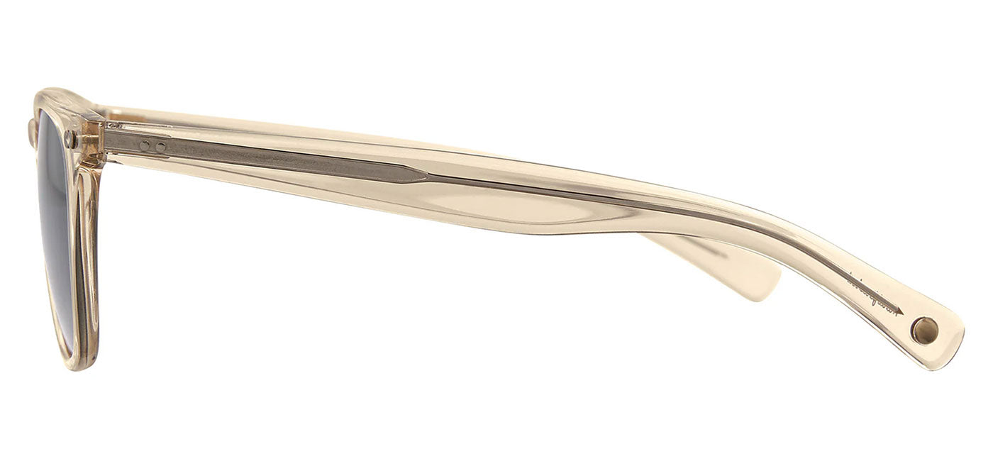 Garrett Leight Brooks X Sunglasses - Champagne / Blue Smoke