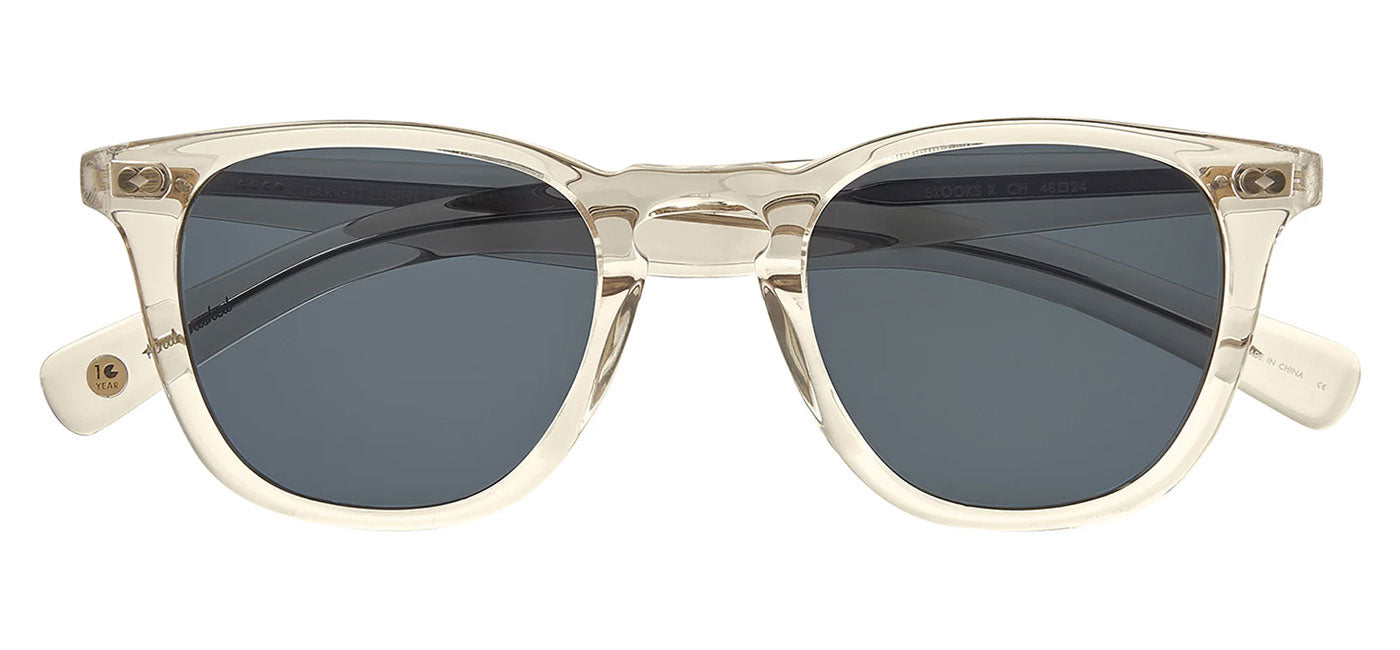 Garrett Leight Brooks X Sunglasses - Champagne / Blue Smoke