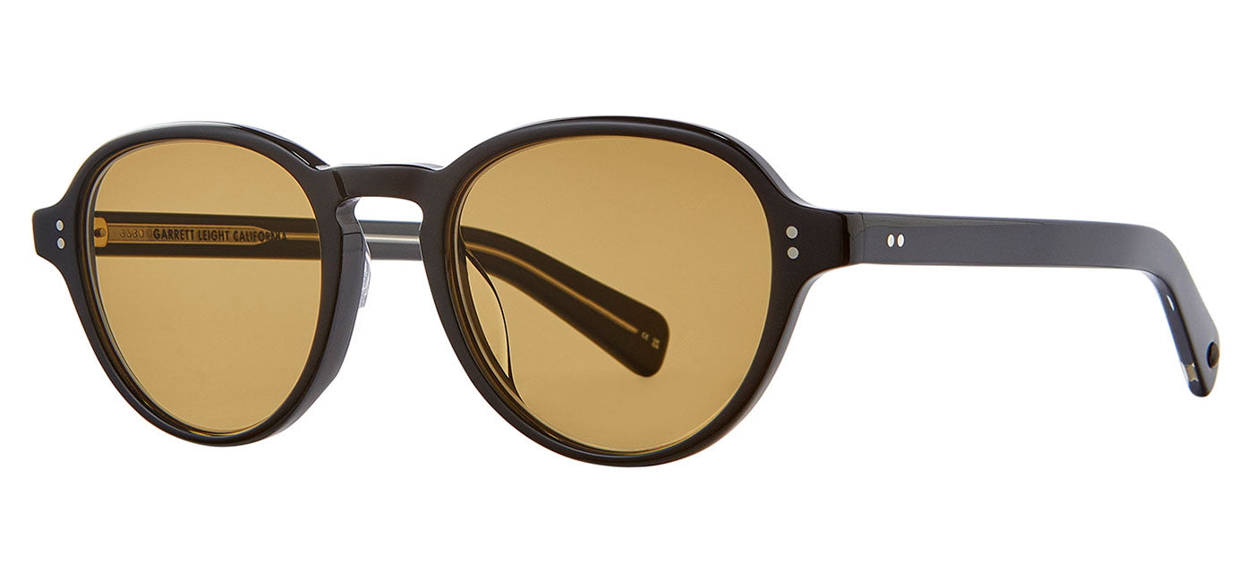 Garrett Leight Casillas Sunglasses - Black / Semi-Flat Pure Maple