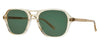 Garrett Leight Doc Sunglasses  - Champagne / Semi-Flat Emerald