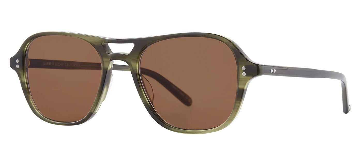 Garrett Leight Doc Sunglasses  - Willow / Semi-Flat Oak