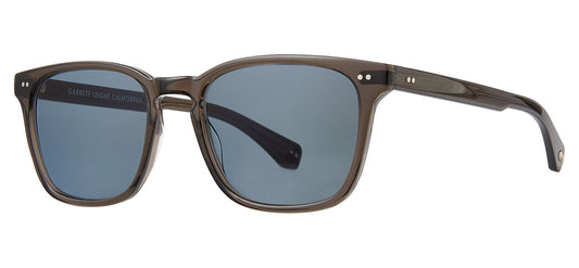 Garrett Leight Earvin Sunglasses  - Black Glass / H20