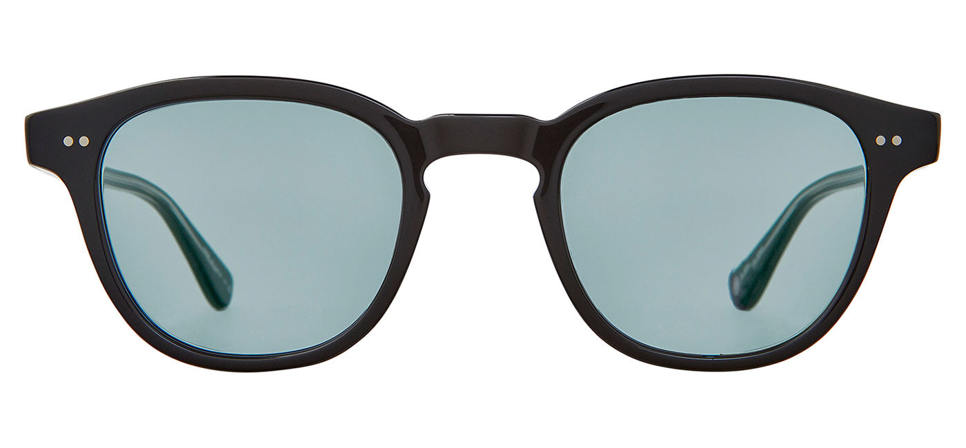 Garrett Leight Evan Sunglasses - Black / Semi-Flat Pure Blue