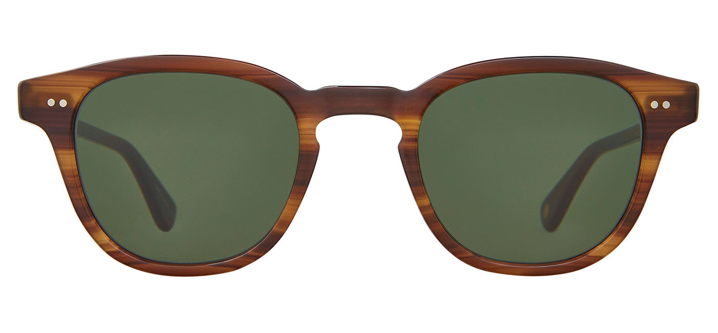 Garrett Leight Casillas Sunglasses - Cherry Wood / Semi-Flat Pure G15