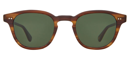 Garrett Leight Evan Sunglasses - Cherry Wood / Semi-Flat Pure G15