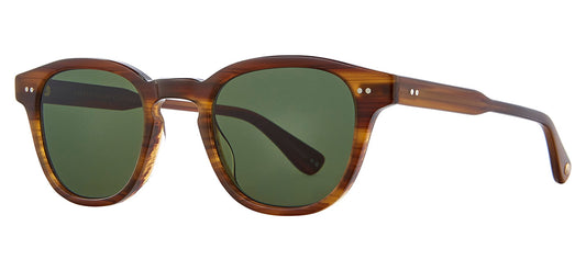 Garrett Leight Evan Sunglasses - Cherry Wood / Semi-Flat Pure G15
