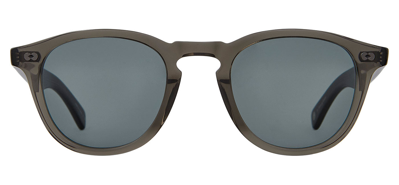 Garrett Leight Hampton X Sunglasses - Black Glass / Pure Blue Smoke
