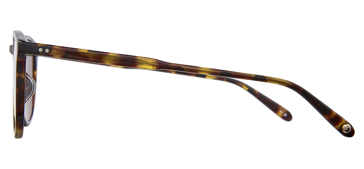Garrett Leight Kinney Sunglasses - Bourbon Tortoise / Semi-Flat Pure Green