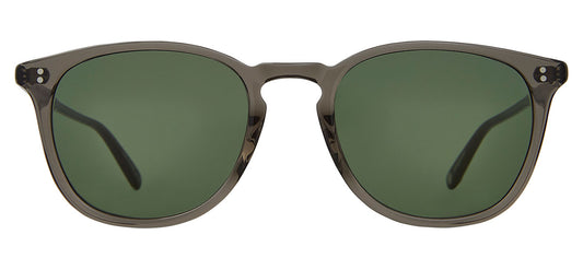 Garrett Leight Kinney Sunglasses - Black Glass / Semi-Flat Pure G15