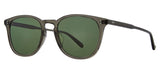 Garrett Leight Kinney Sunglasses - Black Glass / Semi-Flat Pure G15