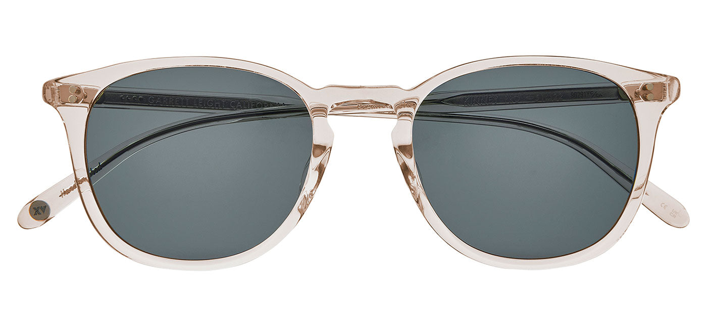 Garrett Leight Kinney Sunglasses - Prosecco / Semi-Flat Pure Blue Smoke