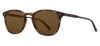 Garrett Leight Kinney Sunglasses - Spotted Brown Shell / Semi-Flat Pure Coffee Polar