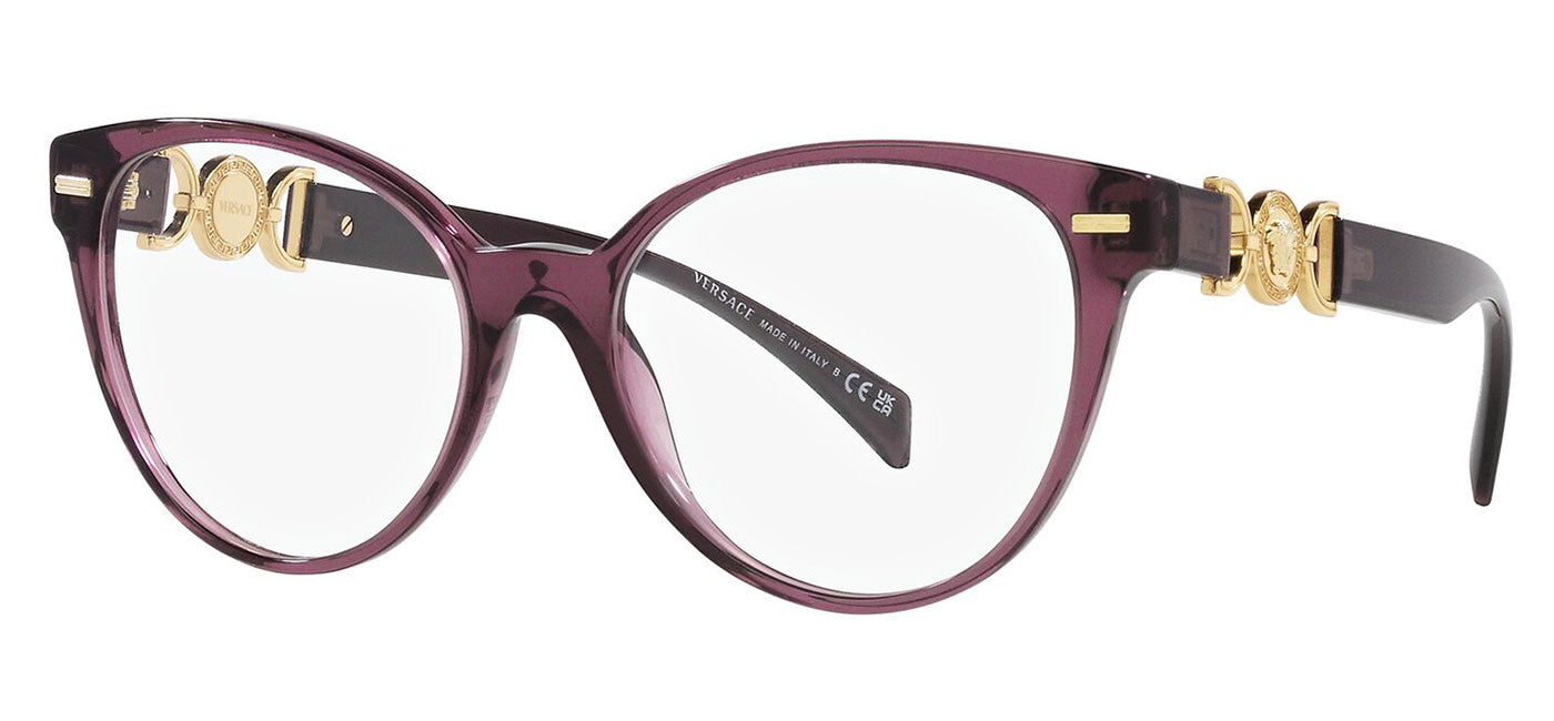 Versace VE3334 Glasses - Transparent Violet