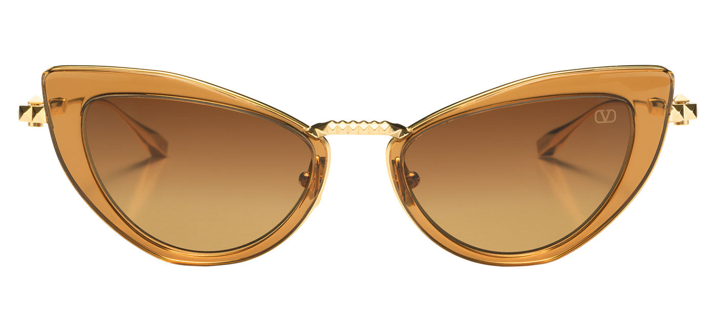 Valentino VIII Sunglasses - Light Brown / Brown Gradient