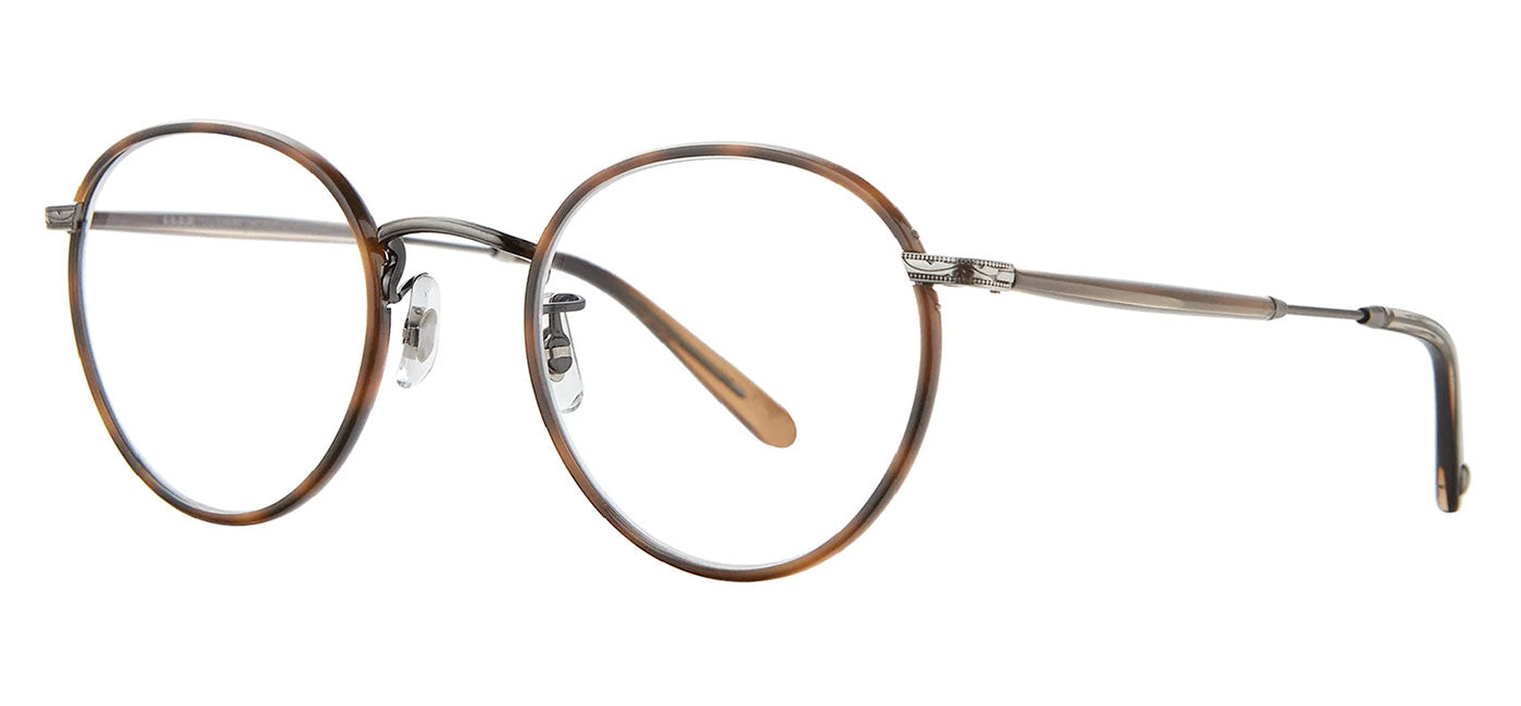 Garrett Leight Wilson Glasses - Honeycomb Tortoise Pewter