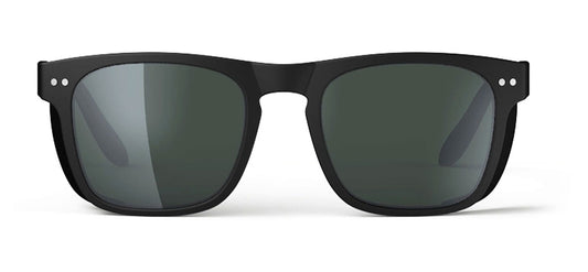IZIPIZI Zenith Sunglasses - Black / Green Polarised