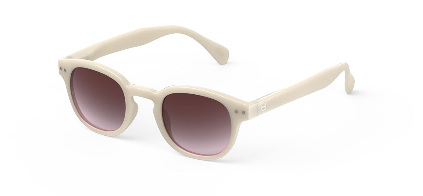 IZIPIZI #C Sunglasses - Vintage Cream / Violet Shading