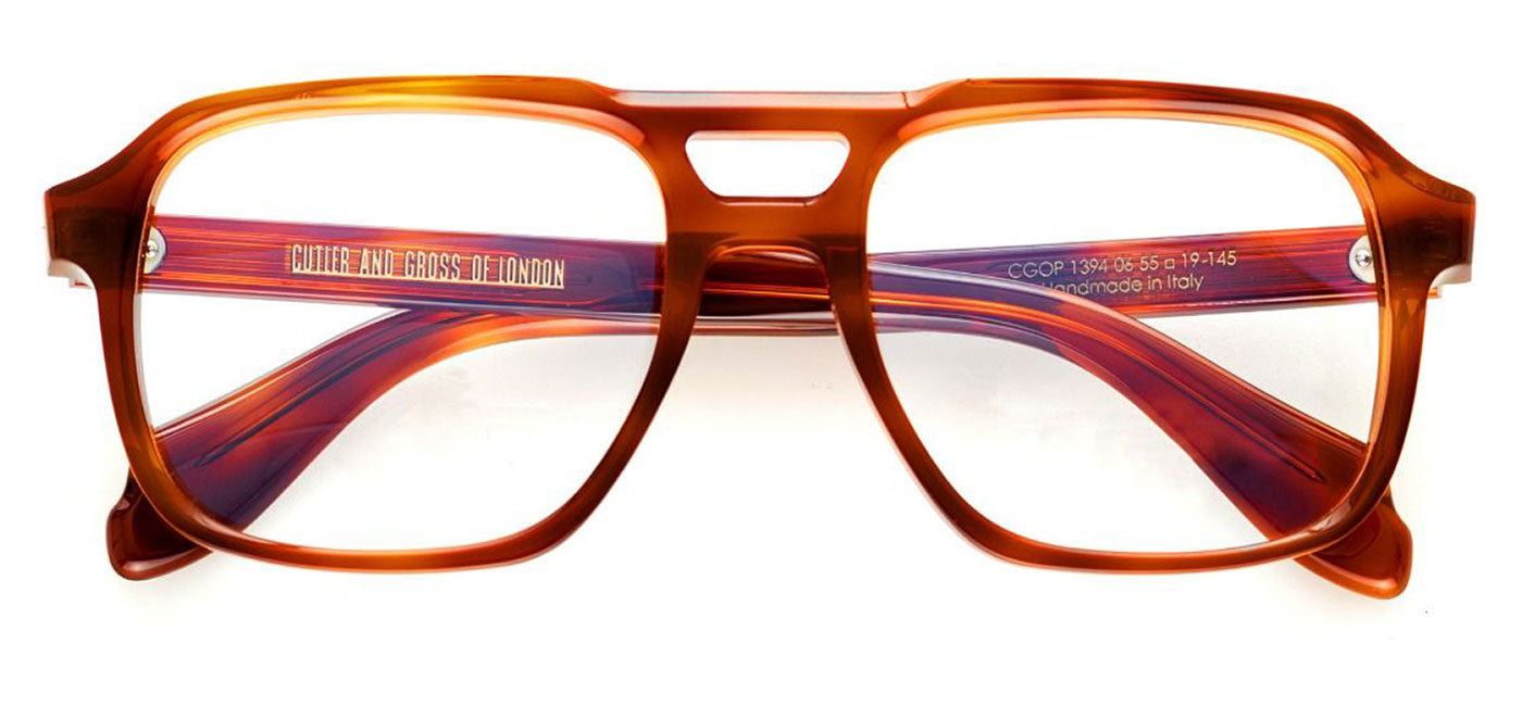 Cutler and Gross 1394 Glasses - Honey Turtle Havana