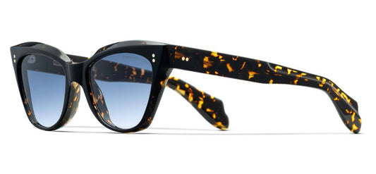 Cutler and Gross 9288 Sunglasses - Black on Havana / Blue Gradient