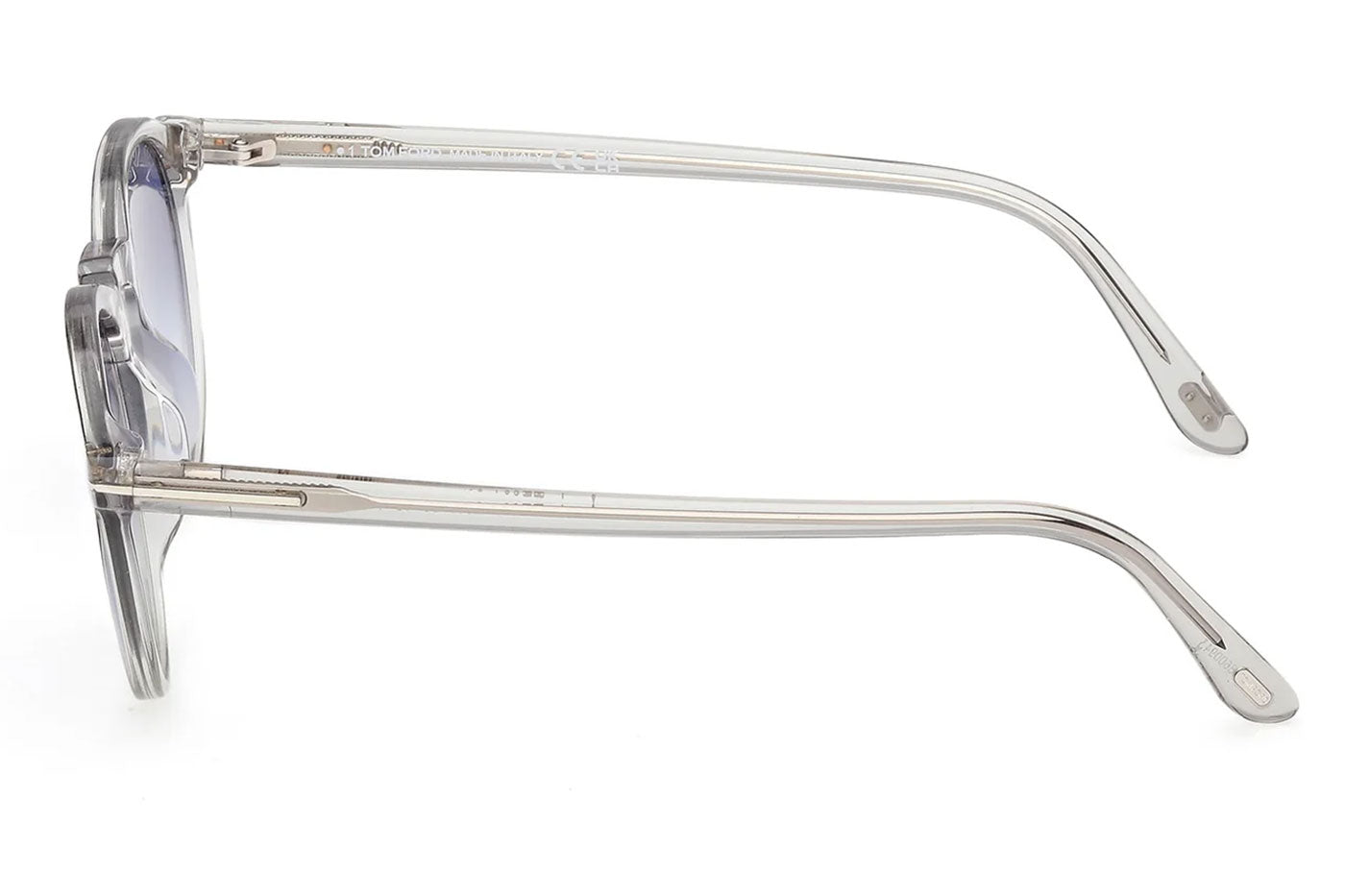 Tom Ford FT0904 Aurele Sunglasses - Crystal Grey / Gradient Blue