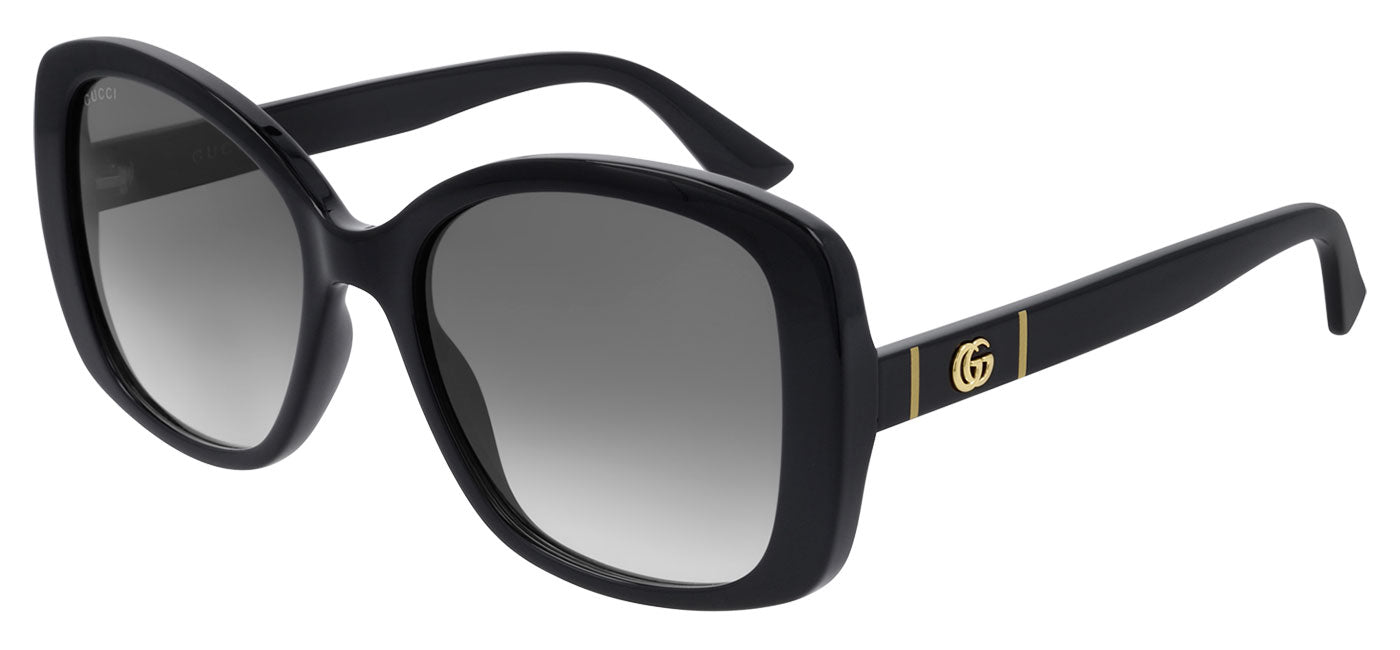 Gucci GG0762S Sunglasses - Black / Grey Gradient