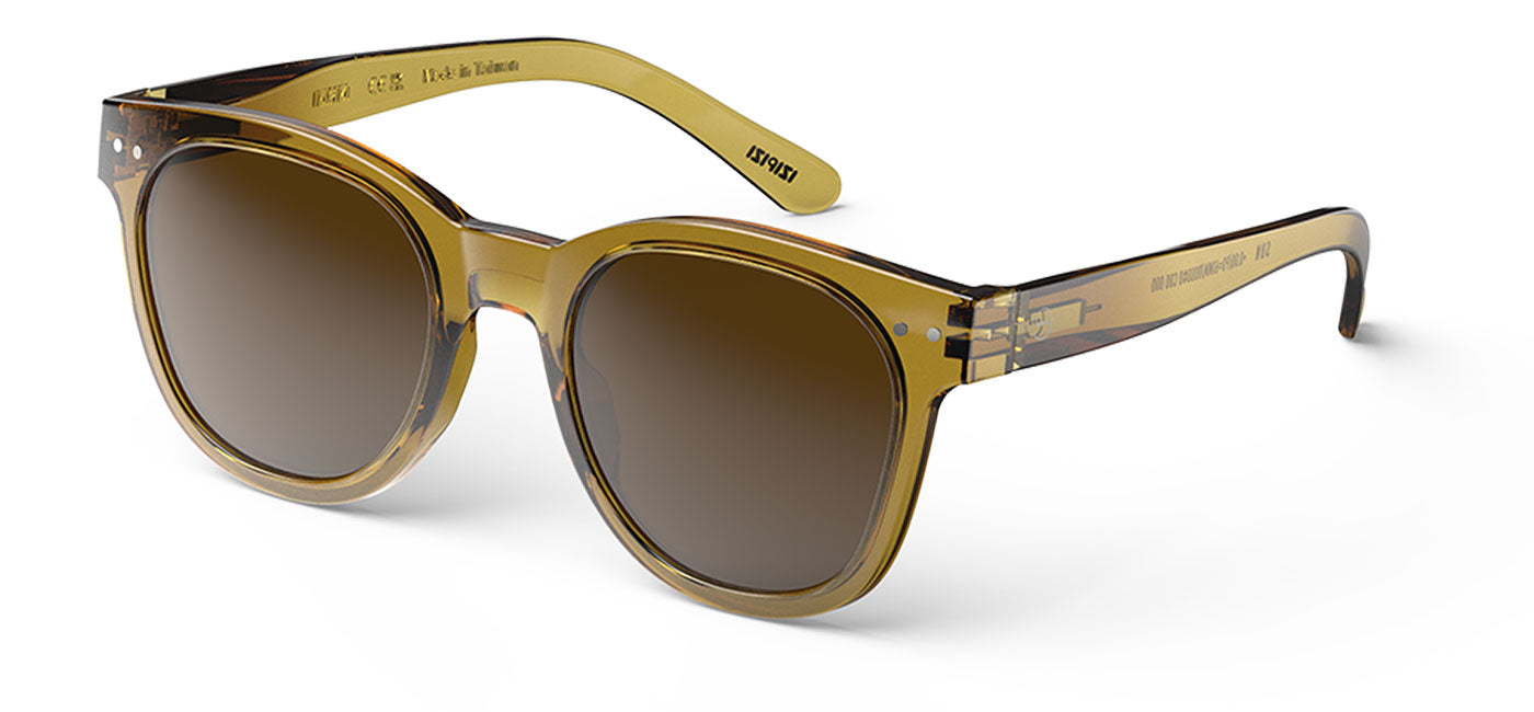 IZIPIZI #N Sunglasses - Golden Green / Brown