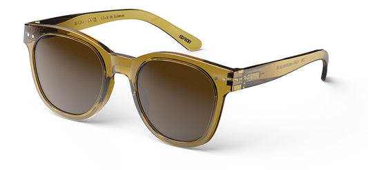 IZIPIZI #N Sunglasses - Golden Green / Brown
